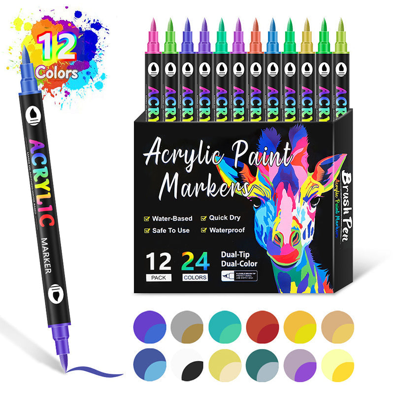 InkGlow - Acrylfarbe Markerstift