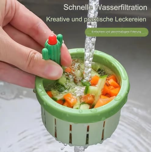 2+3 GRATIS | AquaCactus - automatischer Spülbeckenfilter von Cactus Kitchen