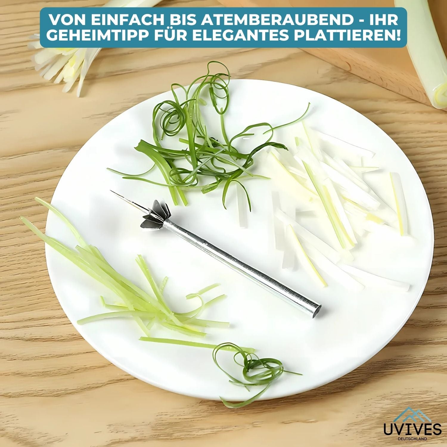 BloomBlade™ - Zinklegierung Pflaumenblüten-Zwiebelschneider