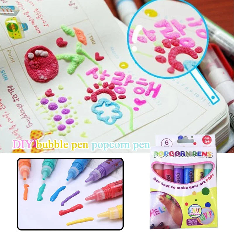 1+1 GRATIS | PuffyArt - 3D Puffy Paint Pens [Letzter Tag Rabatt]