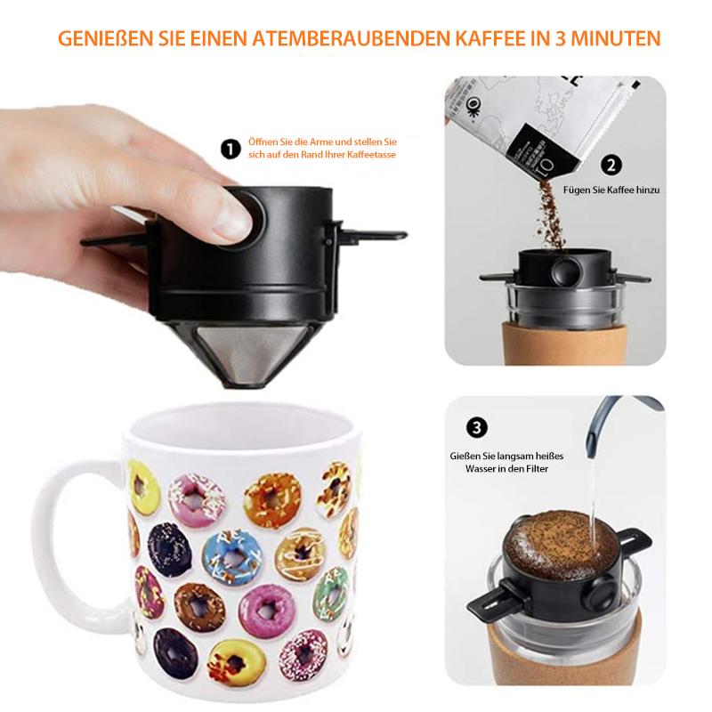 FilterBrew - Kaffeefilterbecher aus Edelstahl