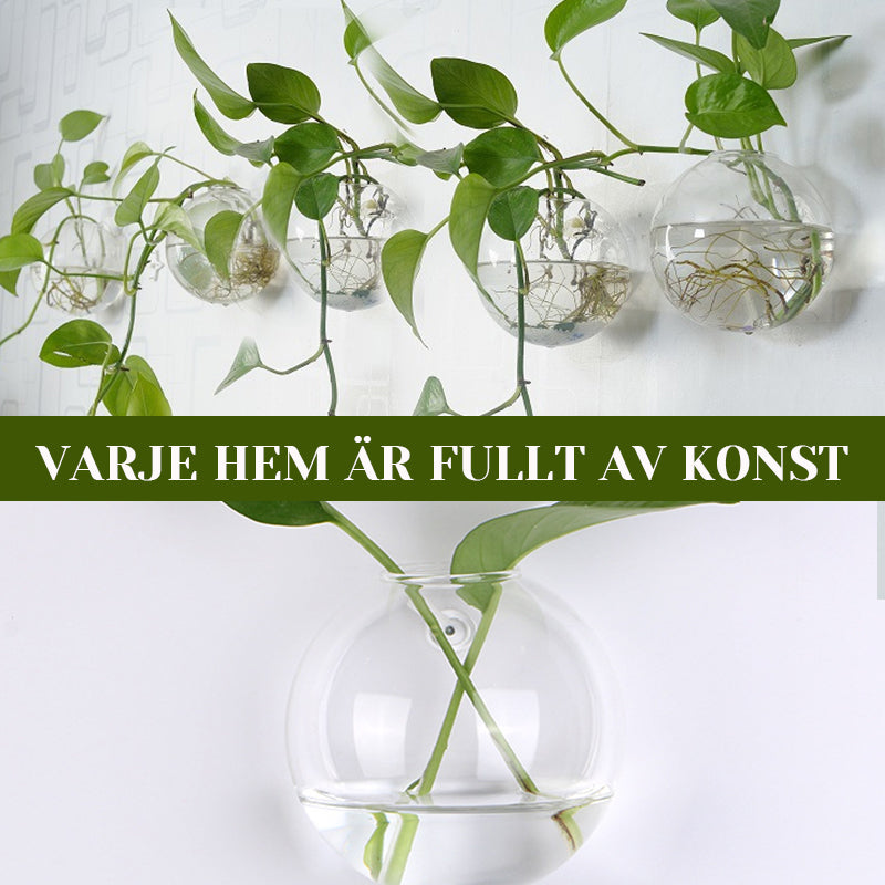 FlowerCrest - Kreative Vase für die Wandmontage