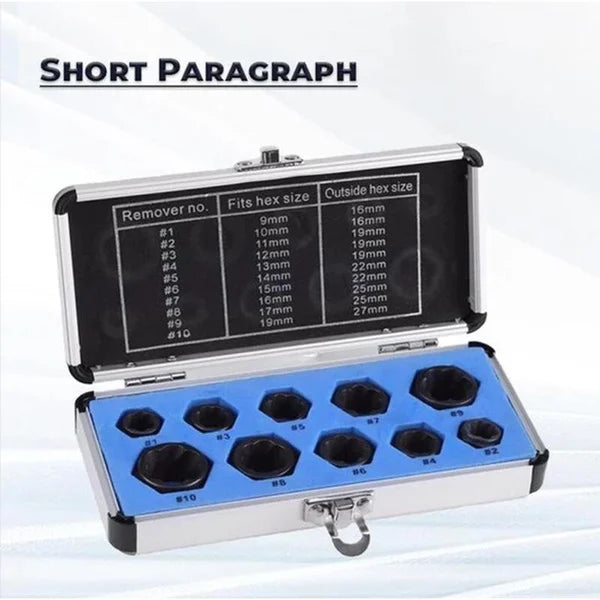 ExtractoMax - Schraubenausdreher-Set
