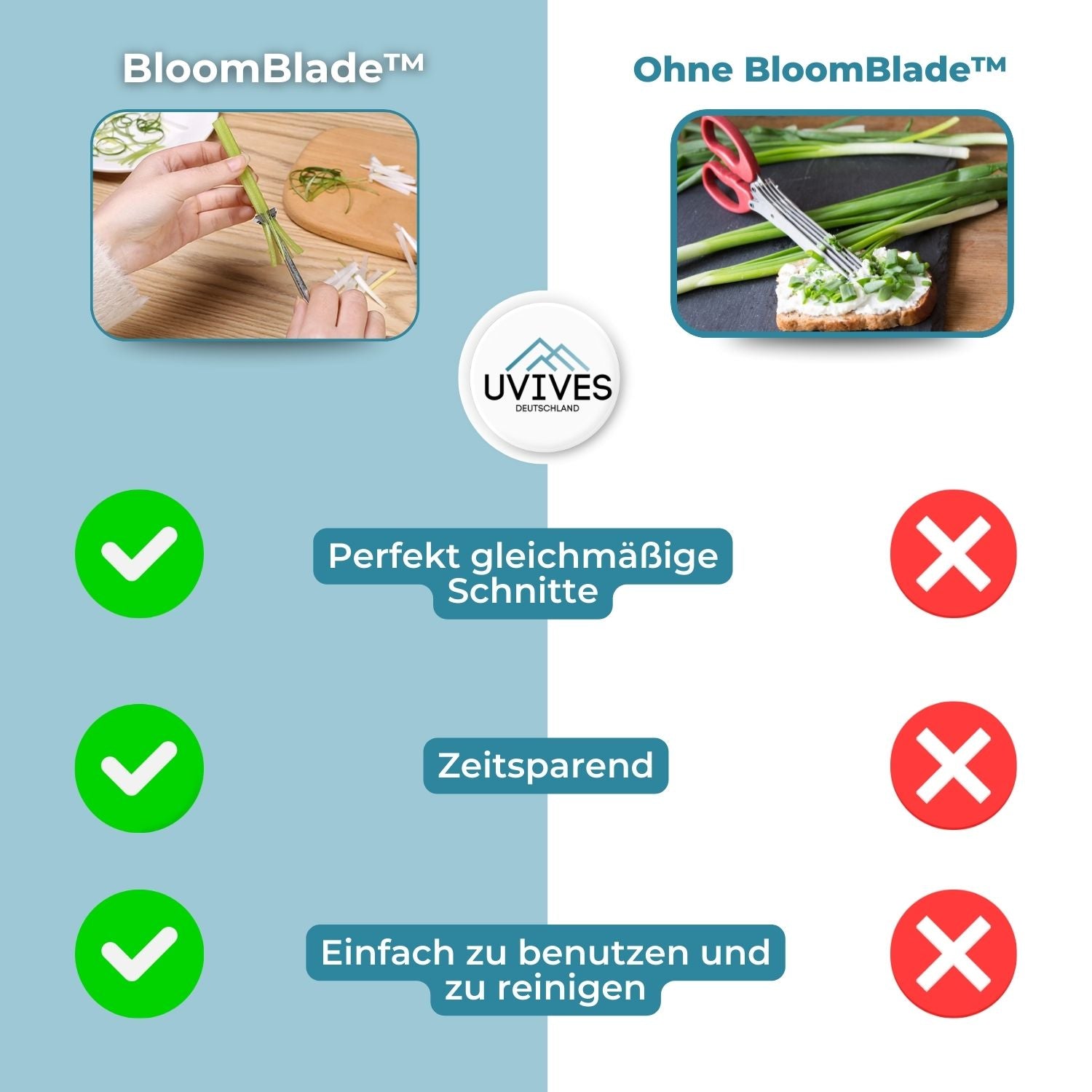 BloomBlade™ - Zinklegierung Pflaumenblüten-Zwiebelschneider