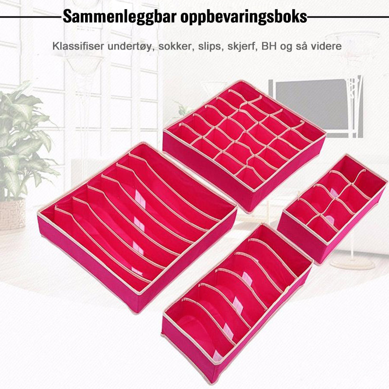 2+2 GRATIS | SortiBox - Faltbarer Wäschesammler für den Kleiderschrank