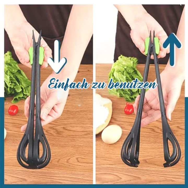 1+1 GRATIS | TongiWhisk - Multifunktionaler Schneebesen und Lebensmittelklammer