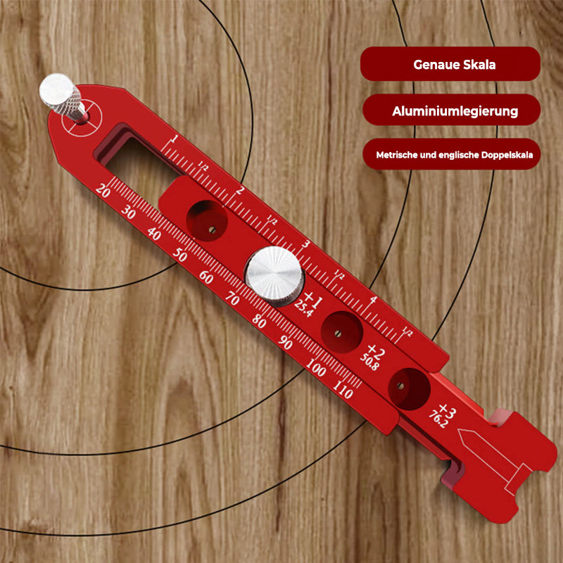 SmartArc - Kreisförmiges einstellbares Zeichnungskompass Messwerkzeug für Holzbearbeitung