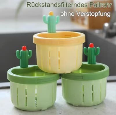 2+3 GRATIS | AquaCactus - automatischer Spülbeckenfilter von Cactus Kitchen