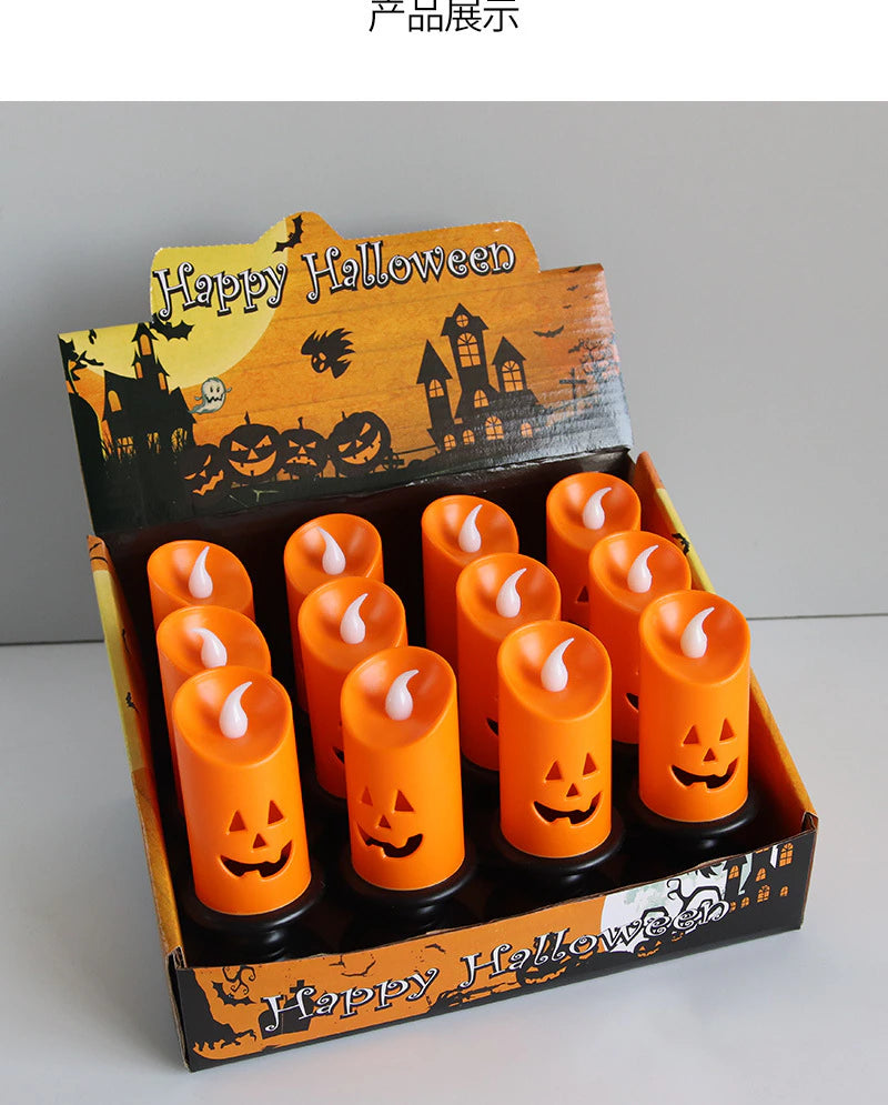 D'Halloween Candles - elektrische Kürbiskerzen