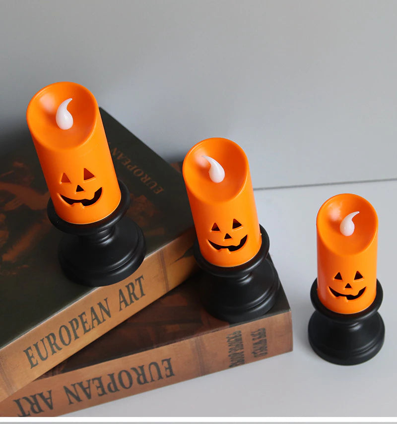 D'Halloween Candles - elektrische Kürbiskerzen