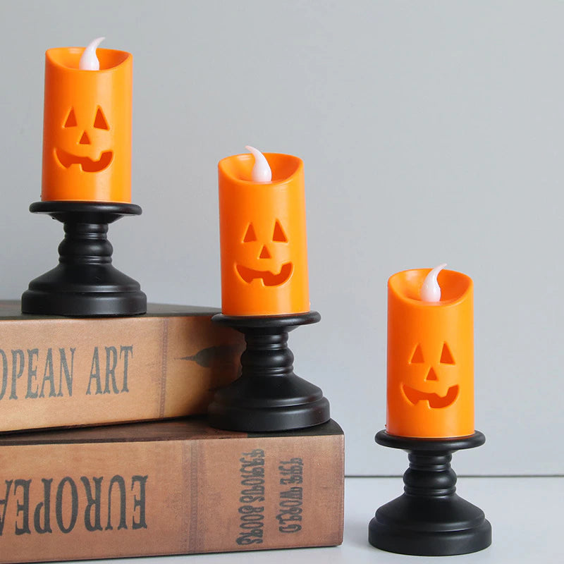 D'Halloween Candles - elektrische Kürbiskerzen