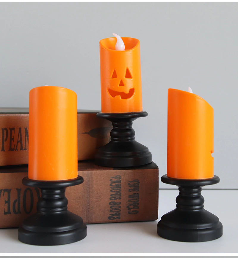 D'Halloween Candles - elektrische Kürbiskerzen