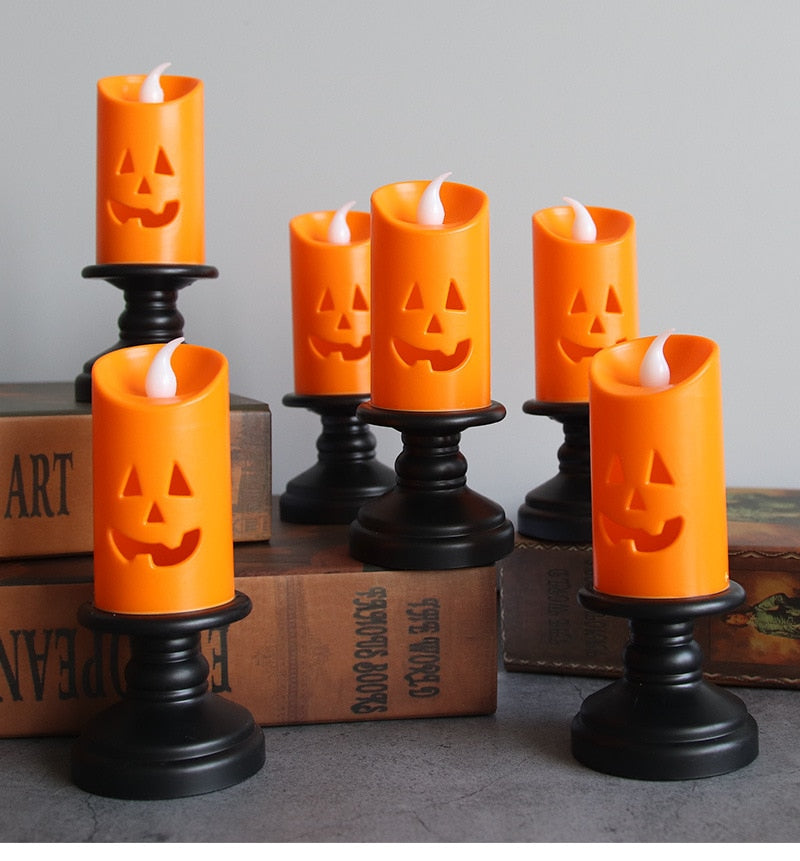 D'Halloween Candles - elektrische Kürbiskerzen